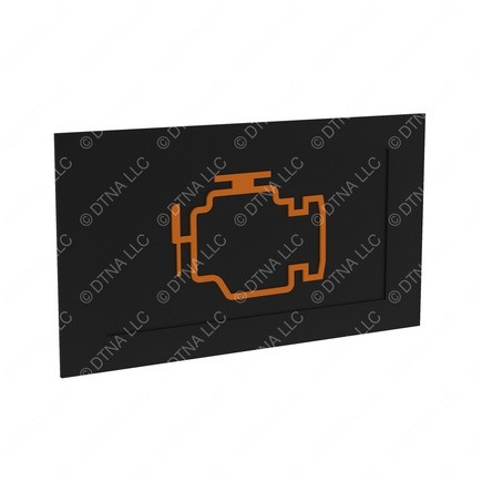 24-00909-063 Dash Indicator Light Polycarbonate, Amber, Legen for Freightliner