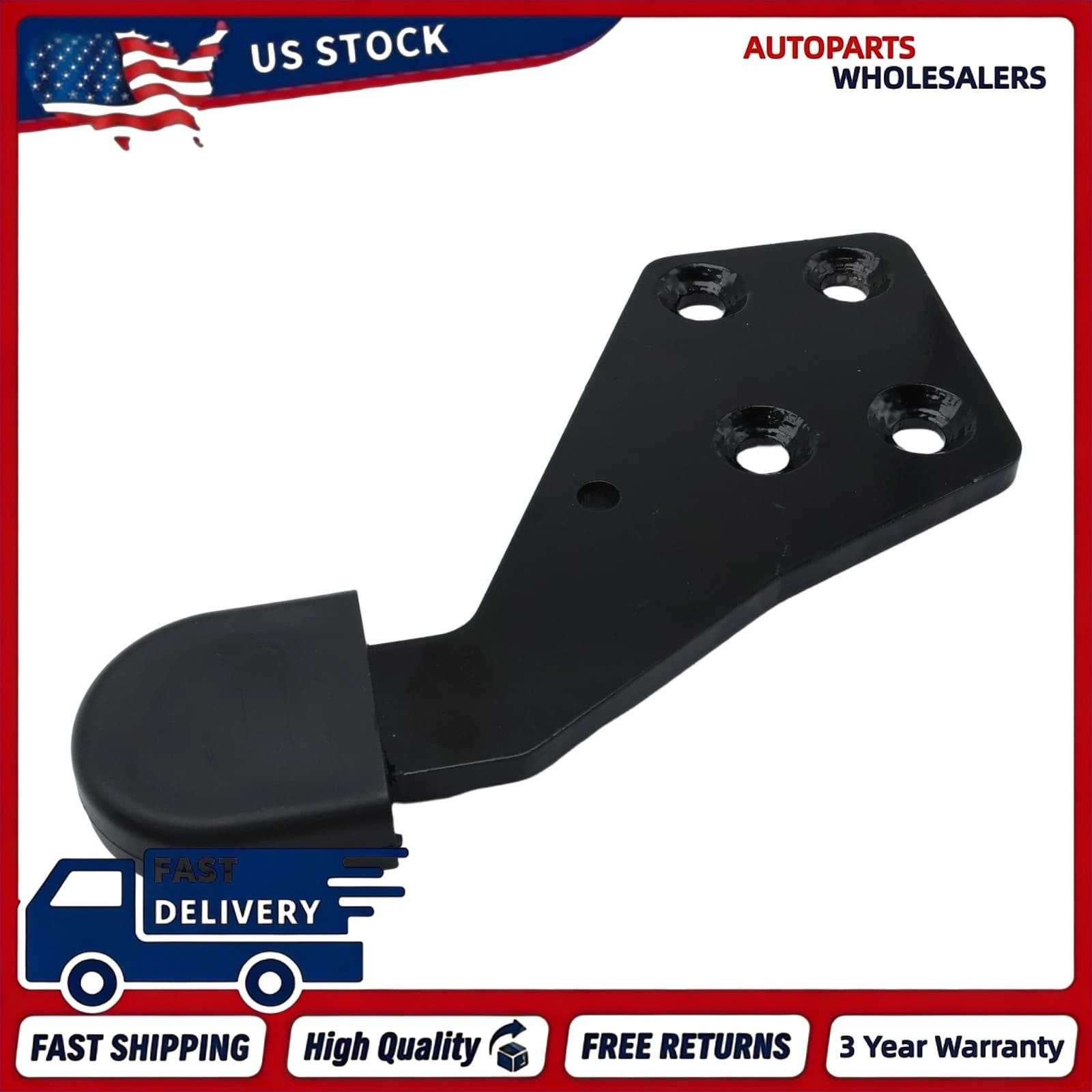 For Truck HLK2733L HLK2733R Right Passenger & Left Driver Side Hood Guide Poly