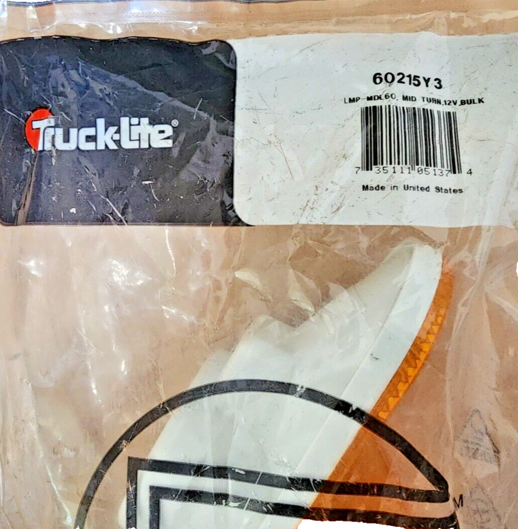 TRUCK-LITE 60215Y3 – 60 Series Turn Signal Light 12V Incandescent, Yellow