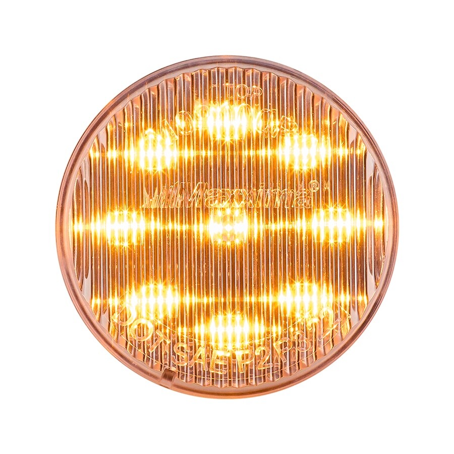 Maxxima M09100YCL 2″ 9 LED Amber Clear Lens Clearance Marker Light