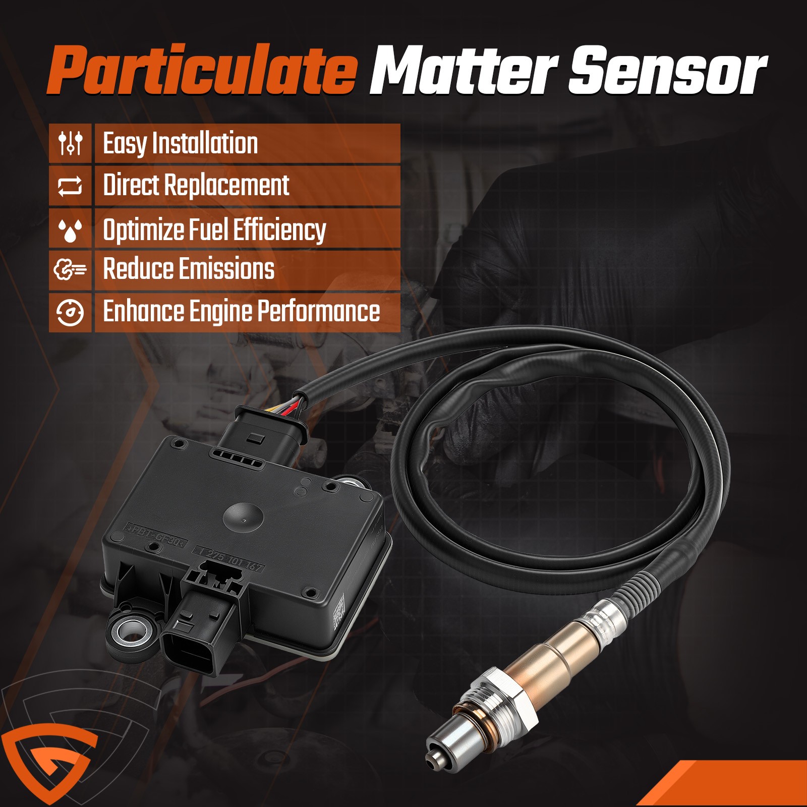 Diesel Particulate Sensor Exhaust Gas for Cummins PACCAR Durability Tested