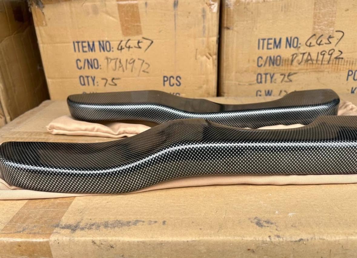 Custom Carbon Fiber Interior Door Armrest Set Fits 1987-2001 Peterbilt Trucks