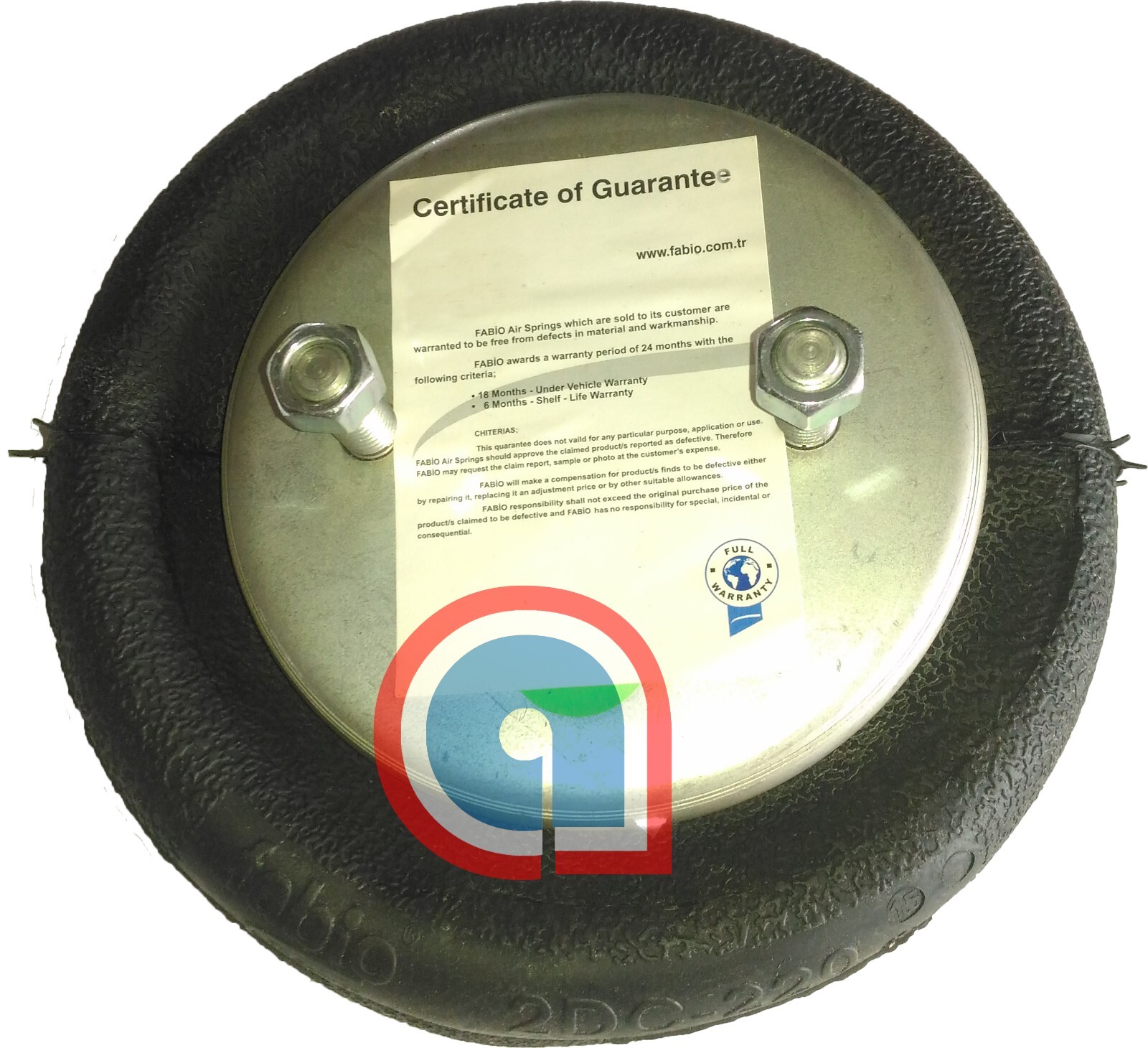 6905 Convoluted Airbag, Air Spring Ref: 2B9-206 FD 200-19 315, W&C AS-0020