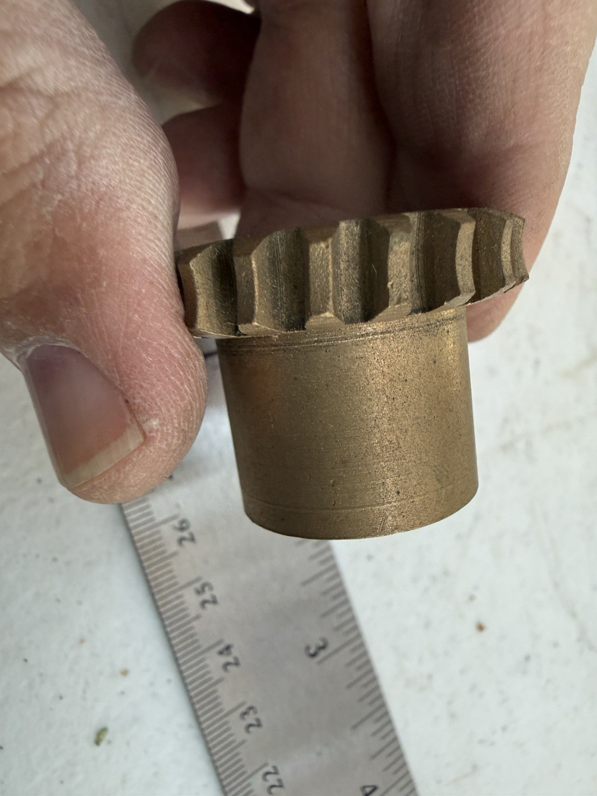 Brass Worm Wheel Gear A8405-13 – Trans Sign Part 241662 – Bluebird Bus Part