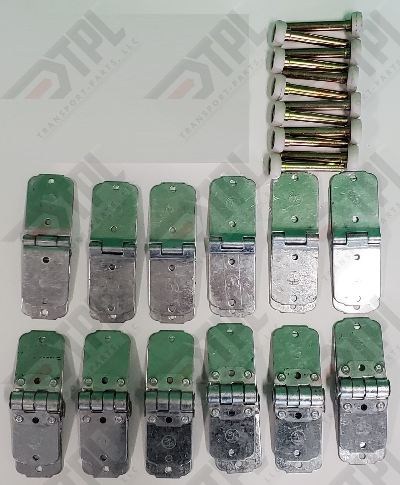 36 Pack Todco Door Repair Kit Center & End Hinges 1″ NYLON Rollers whiting