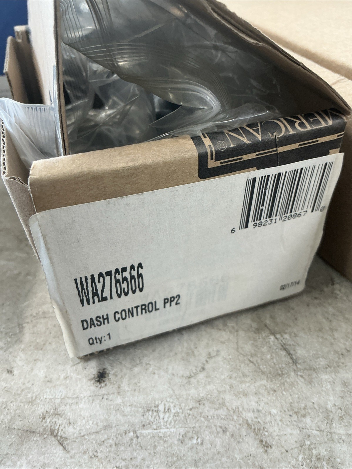 World American WA276566 PP-2 Dash Control Valve Replaces 276566