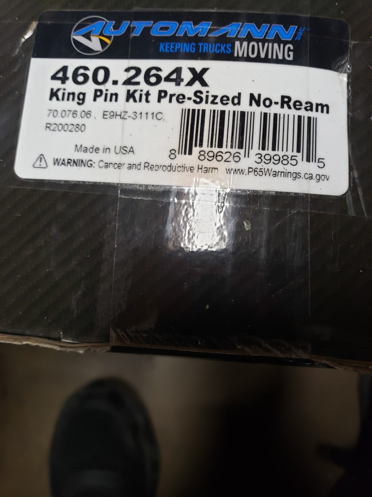 No Ream King Pin Set
