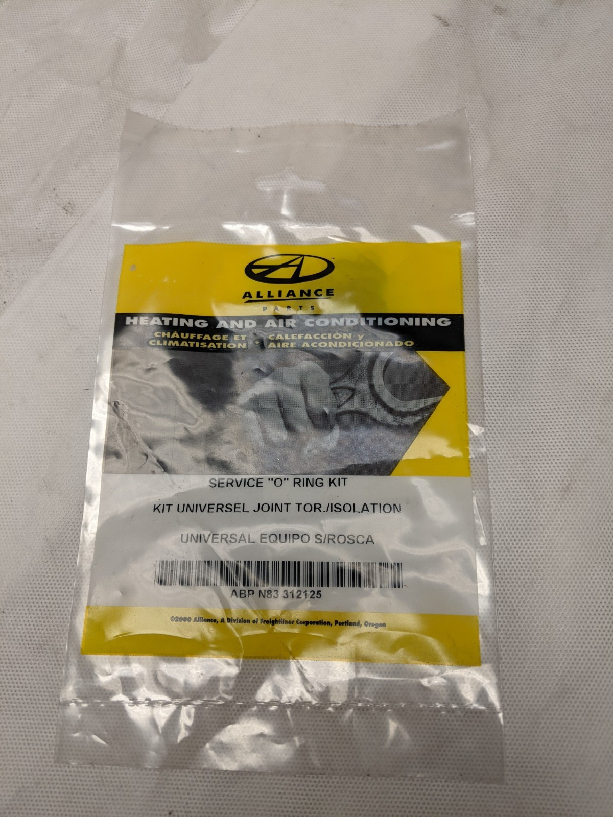 Alliance ABPN83312125 Service O-Ring Kit; ABP-N83-312125 (QTY. 6)