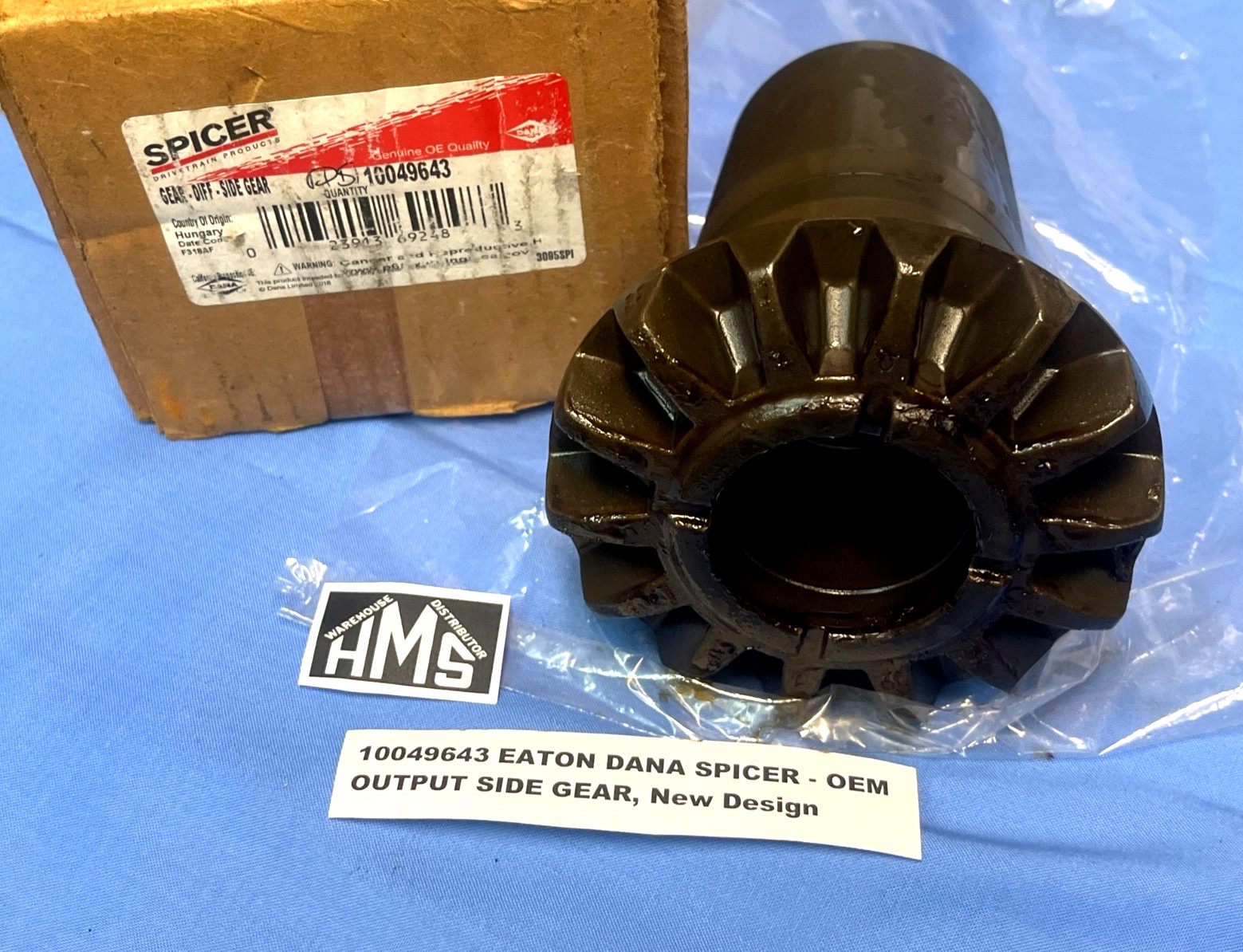 10049643 Eaton Dana Spicer- OEM OUTPUT SIDE GEAR, New Design