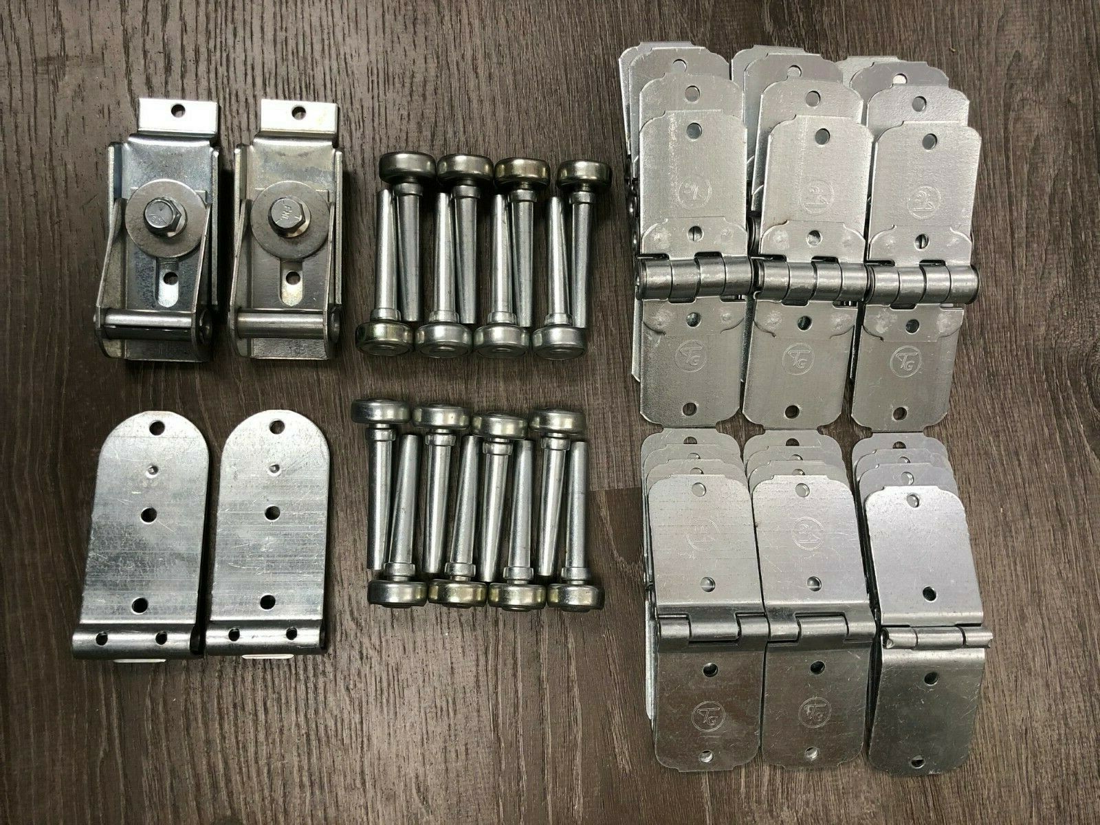 44 Pack – Todco Style Door Repair Kit- ALL Hinges + 1″ Rollers Morgan Overhead