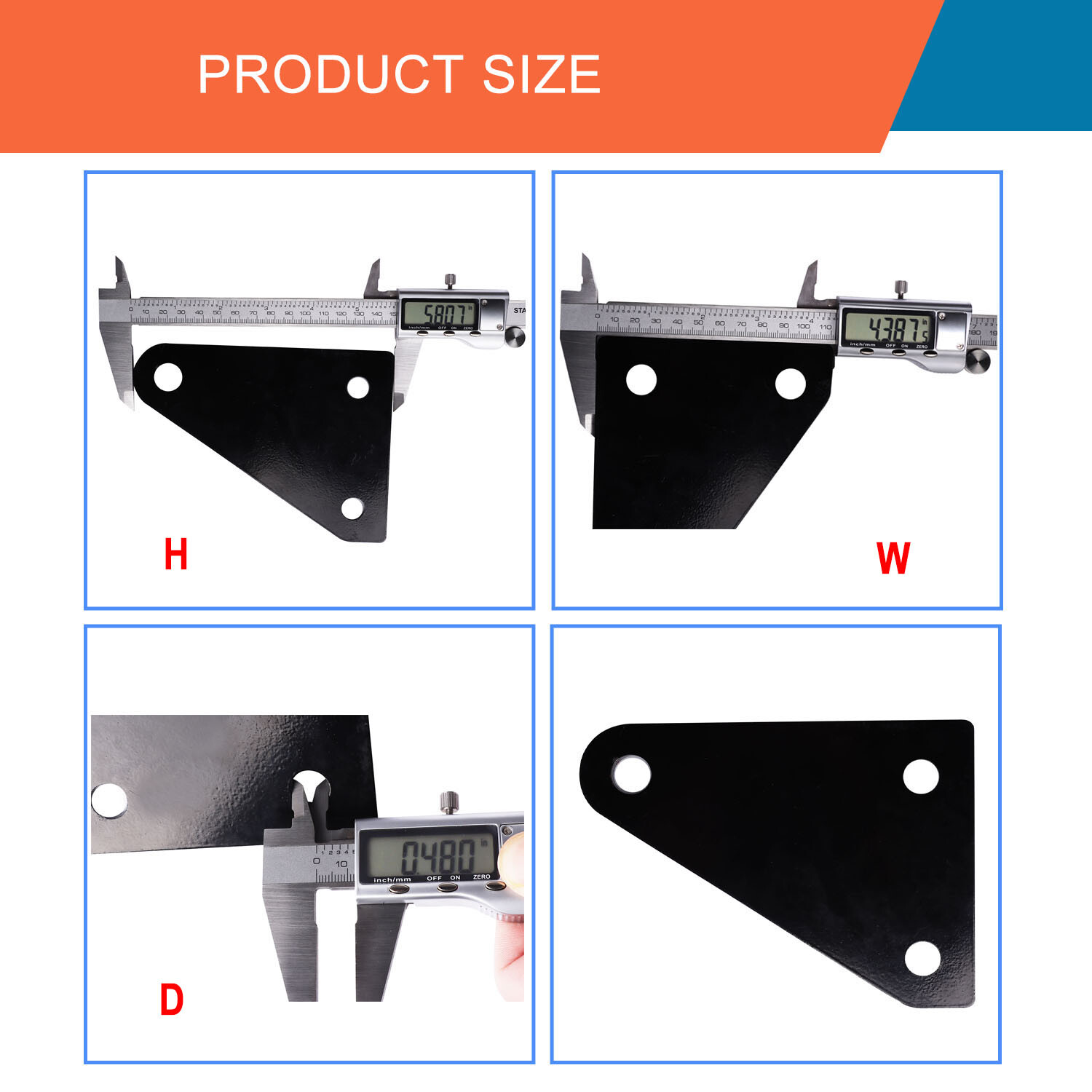 2x Bracket Cab Support Mount Plate Black 20727214 Fit For Volvo Truck D13 VNL