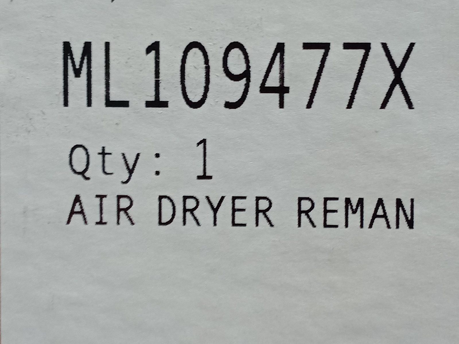 Armada – Bendix 109477X Remanufactured AD-IP Air Dryer ML109477X