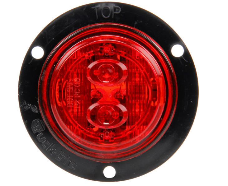 Truck-Lite 30288R Red Round LED Clearance Marker Light, 12V, 2.25”