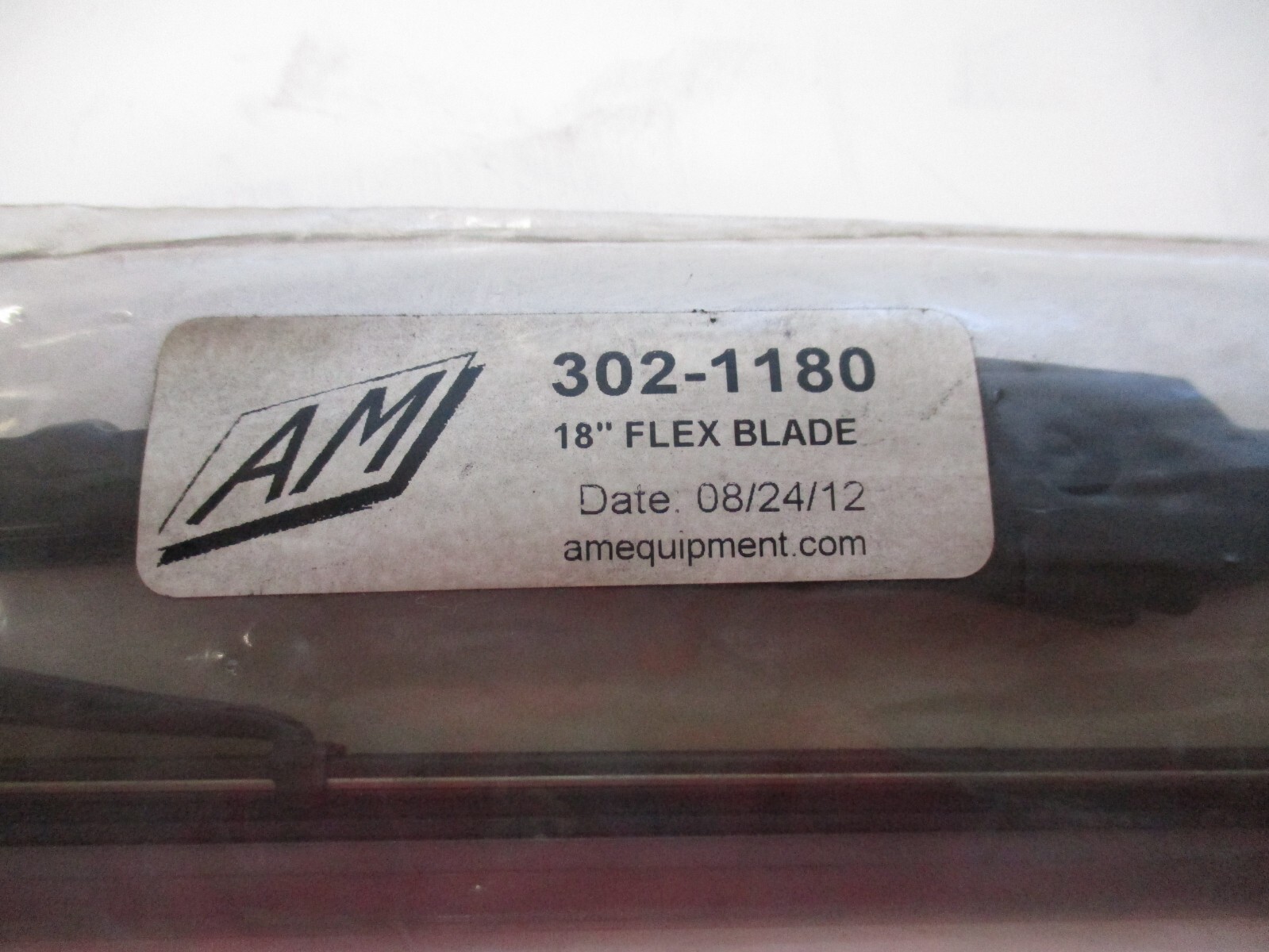 AM EQUIPMENT 18″ FLEX BLADE P/N 302-1180, WIPER SYSTEM