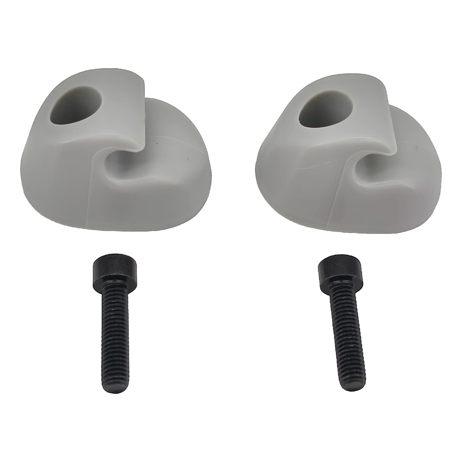 Sun Visor Retainer Clip 2PCS Gray For Kenworth Peterbilt S16-1023-661 F01377-2