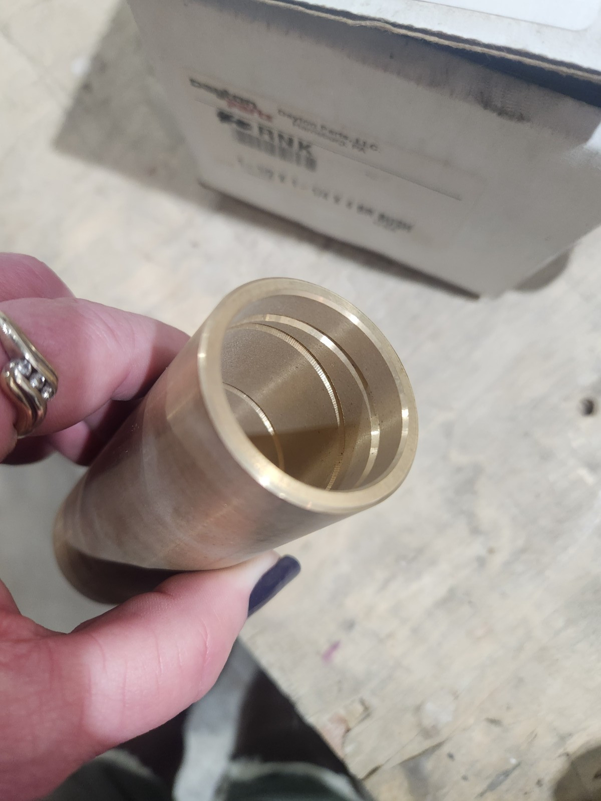 Qty 3** Dayton RNK Bronze Bushing 1-1/2” x 1/4” 4”
