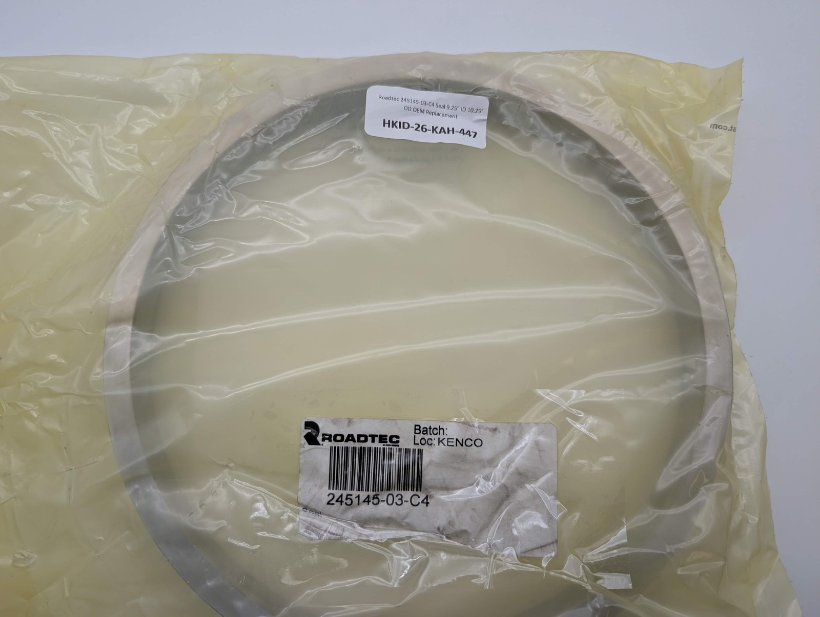 Roadtec 245145-03-C4 Seal 9.25″ ID 10.25″ OD OEM Replacement