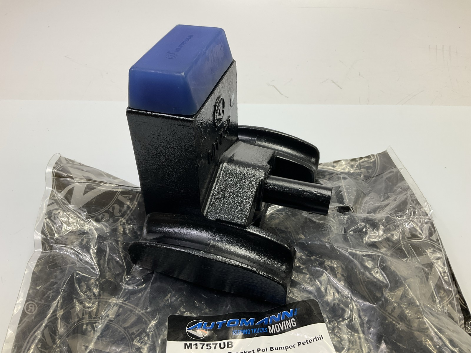 Automann M1757UB Front Shock Bracket Poly Bumper Replaces Peterbilt # 201782