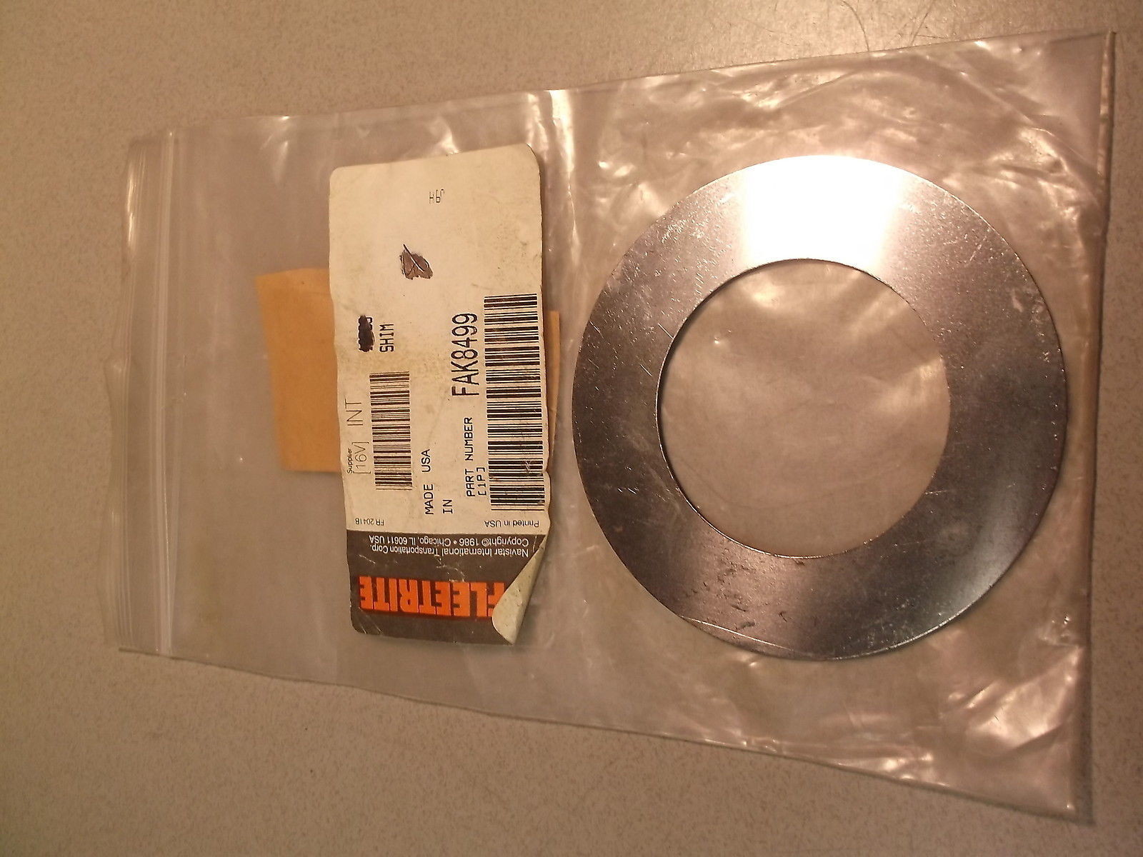 NEW International Fleetrite Shim FAK8499 *FREE SHIPPING*