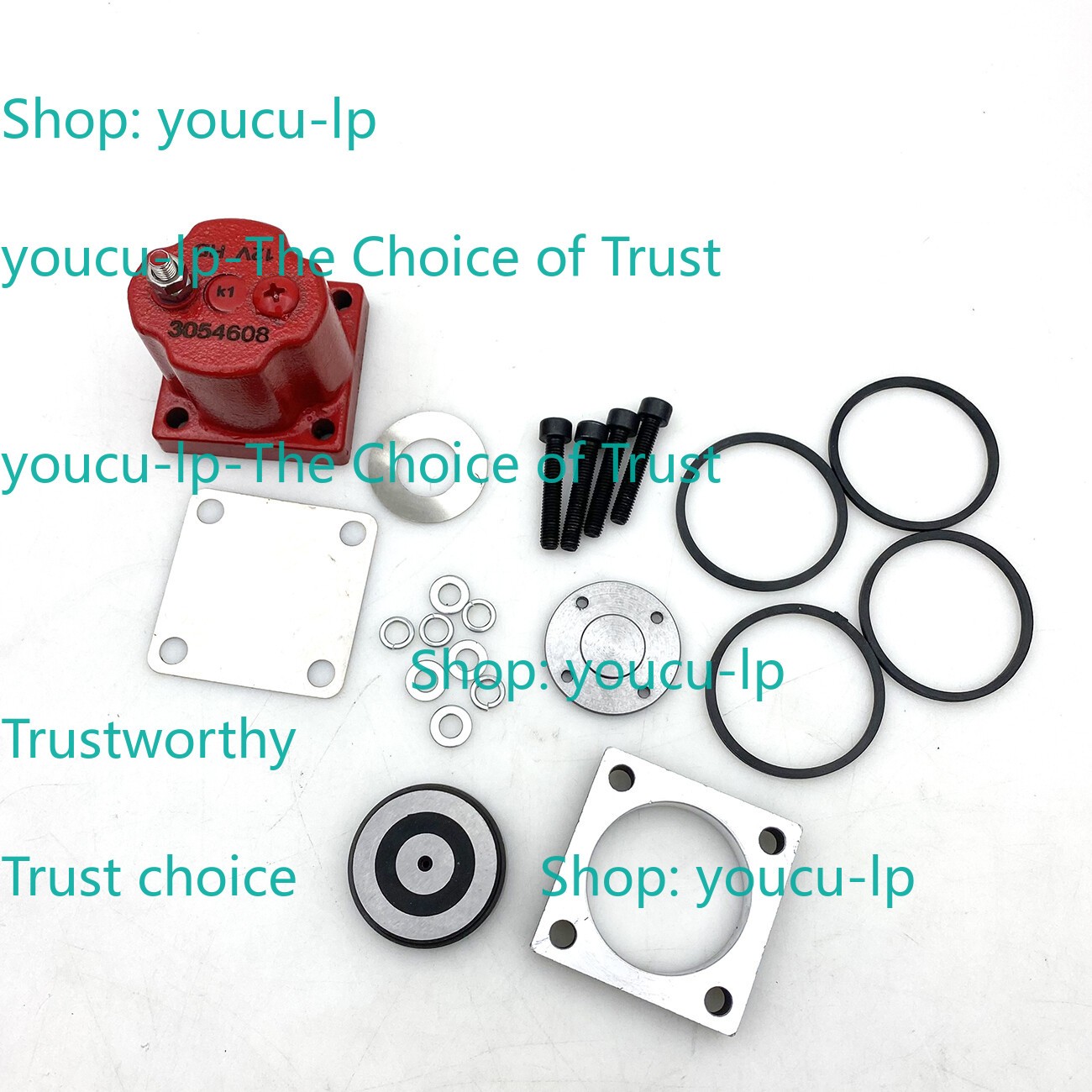 Fits for Cummins N14 Fuel Shutoff Valve Set 180204 209940 3054608 Solenoid New
