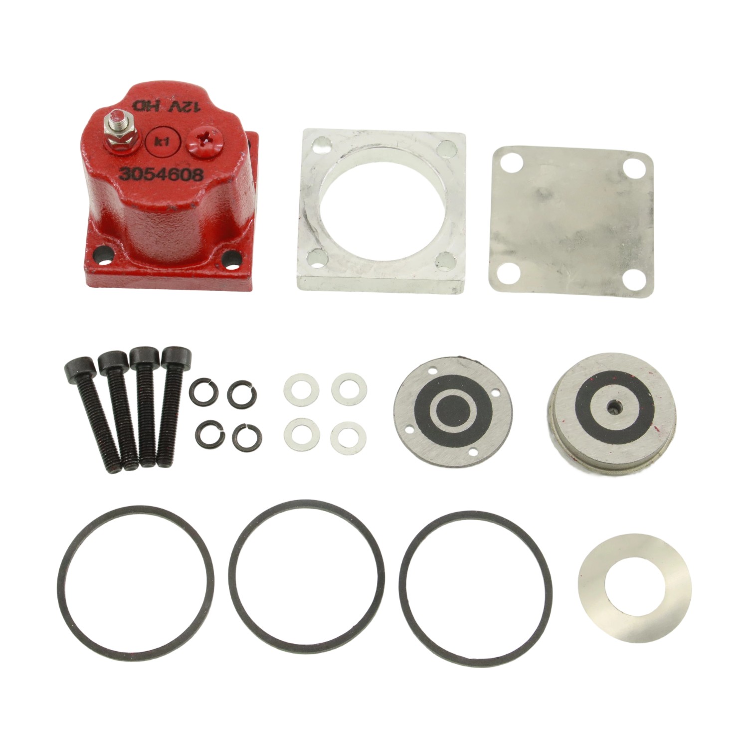 For Cummins N14 Solenoid US 180204 3054608 209940 NEW OEM Fuel Shutoff Valve Set