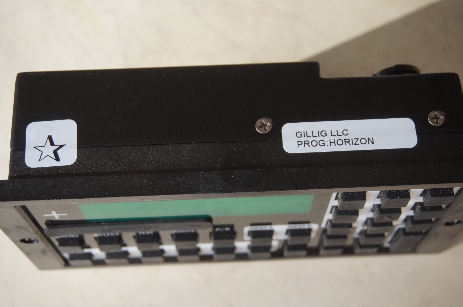 LUMINATOR Operator Dispaly Keyboard ODK, Gillig, 510496305, 1209804, 510453-305