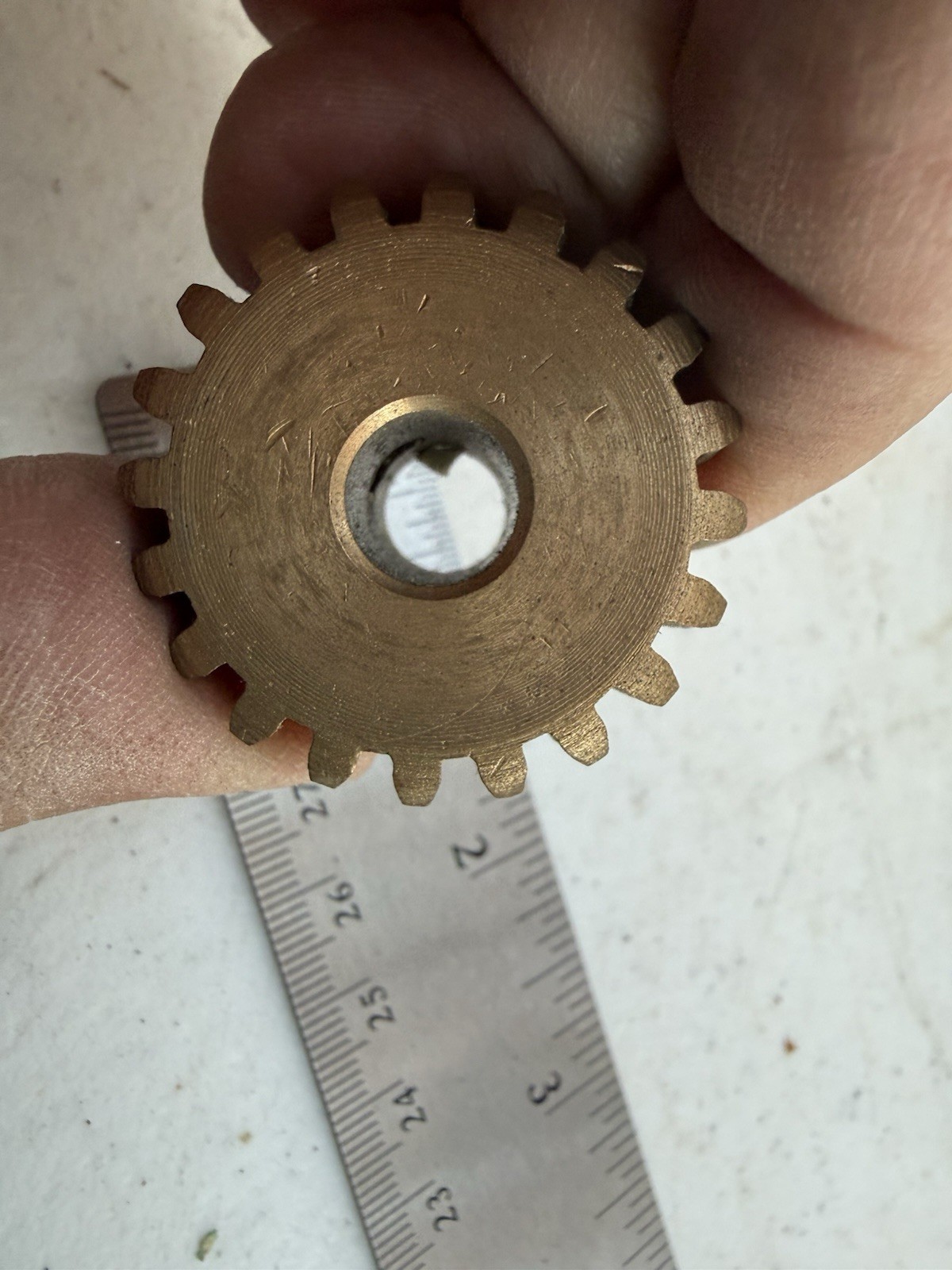 Brass Worm Wheel Gear A8405-13 – Trans Sign Part 241662 – Bluebird Bus Part