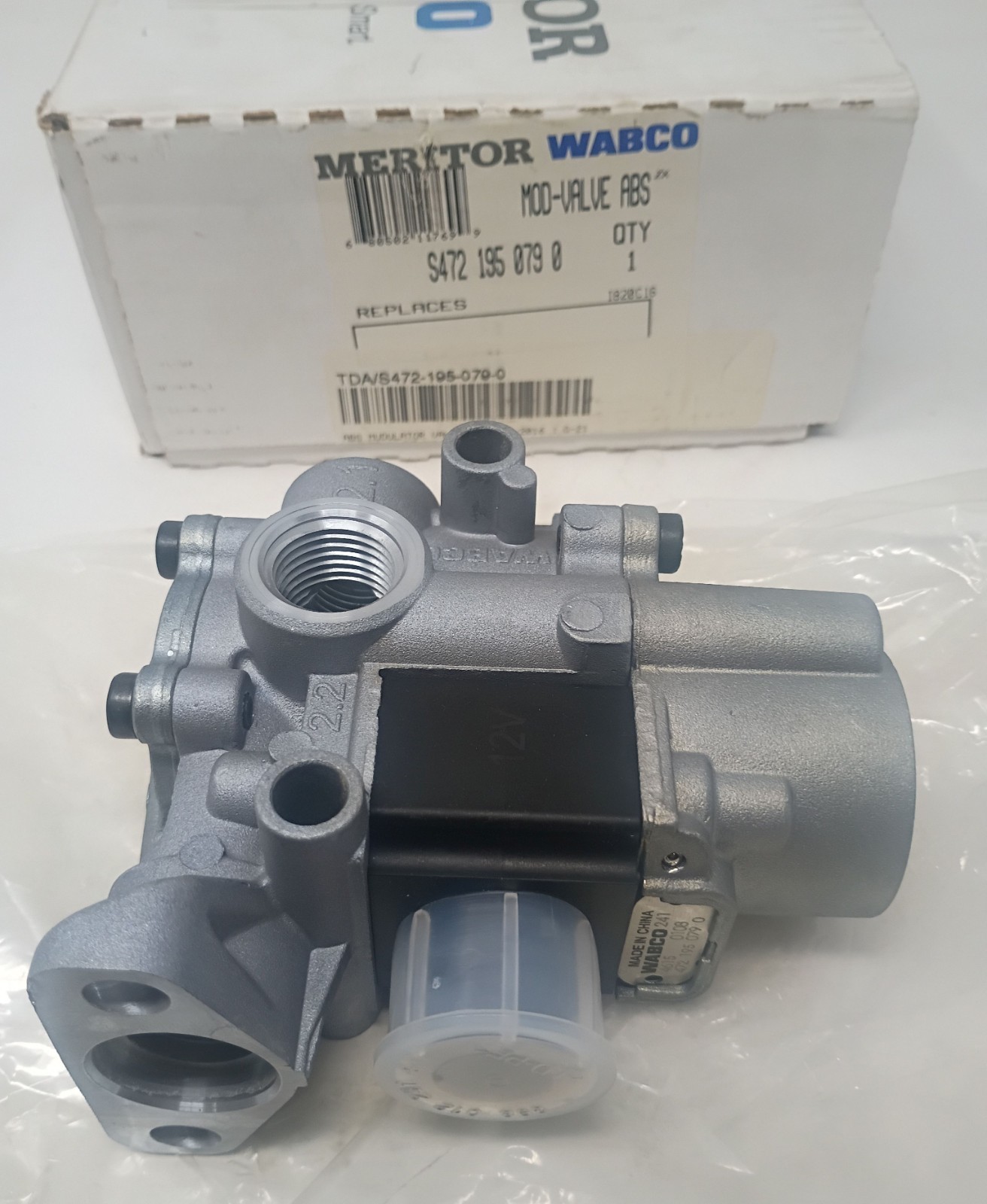 Meritor Wabco ABS Modulator Valve S4721950790 S472 195 079 0 Solenoid NOS