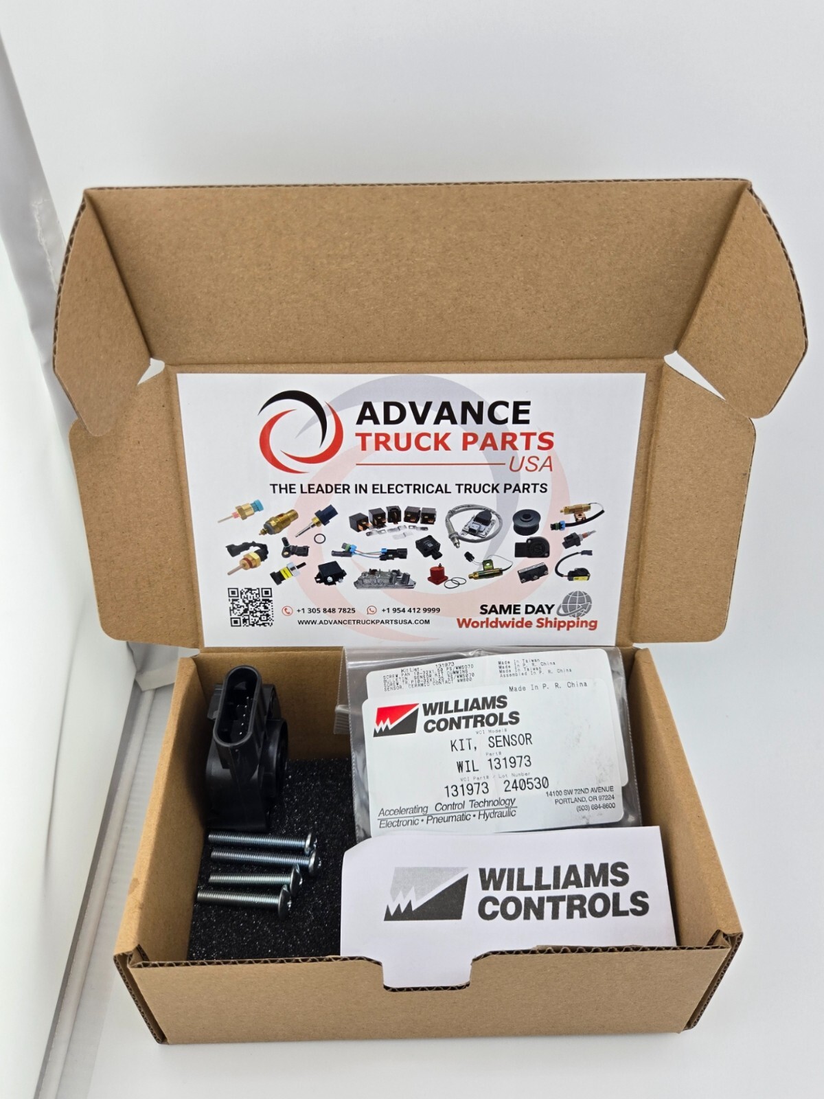 131973 – SENSOR KIT, NSN 2990-01-556-5319, GENUINE WILLIAMS CONTROLS