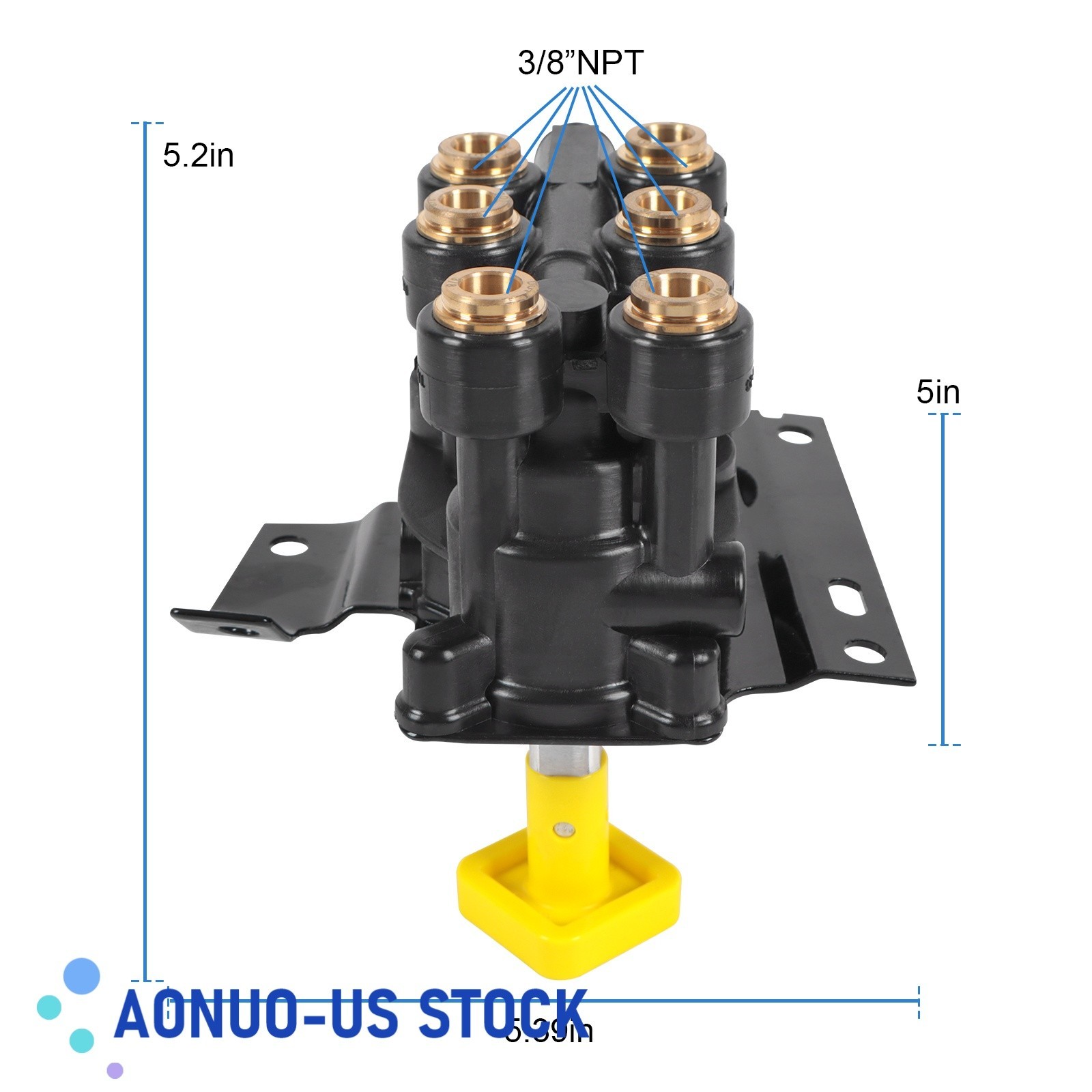 20560009 KN20619 Dash Air Brake Control Valve For Haldex Volvo Keene Truck MV3