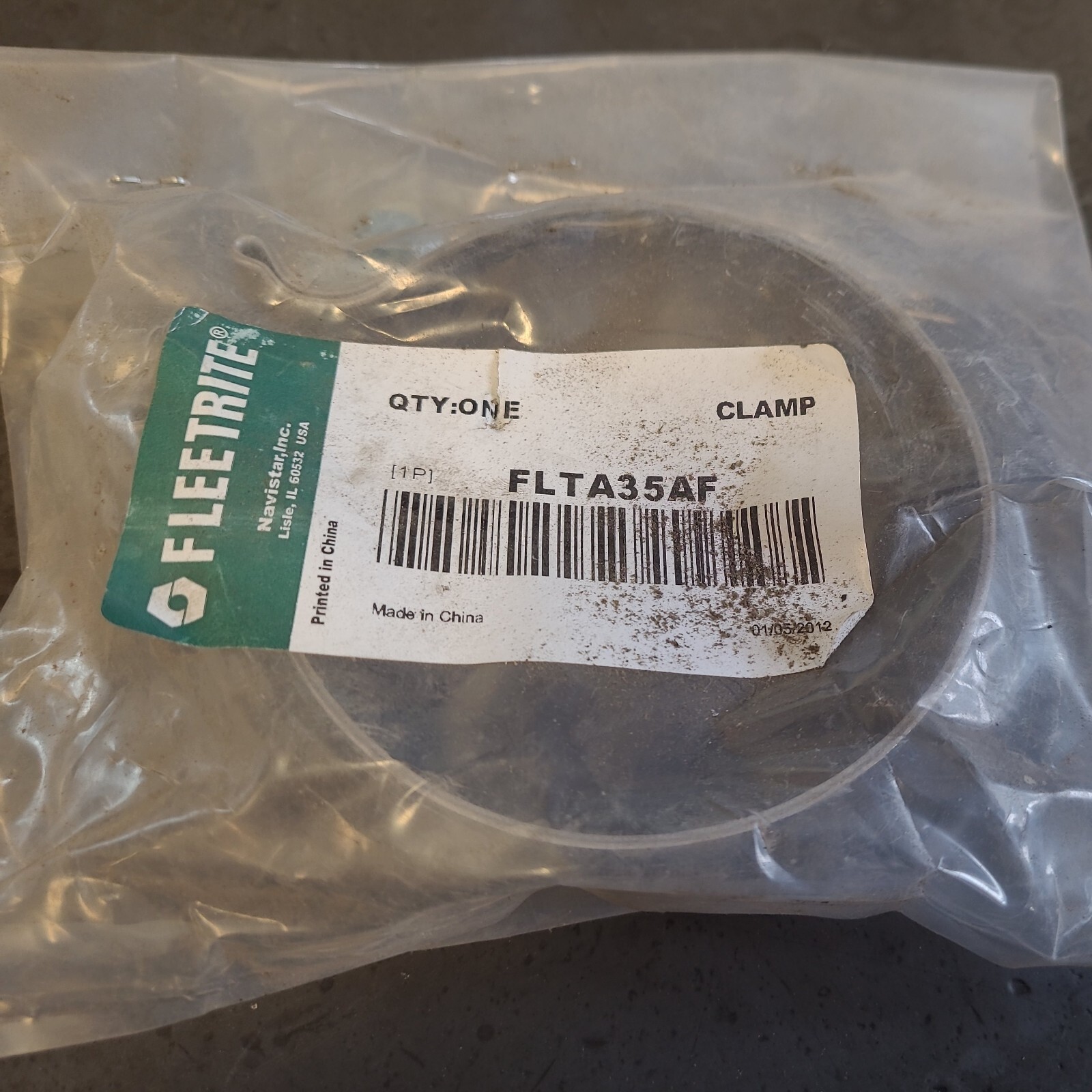 New Genuine FLEETRITE FLTA35AF Clamp New in Bag