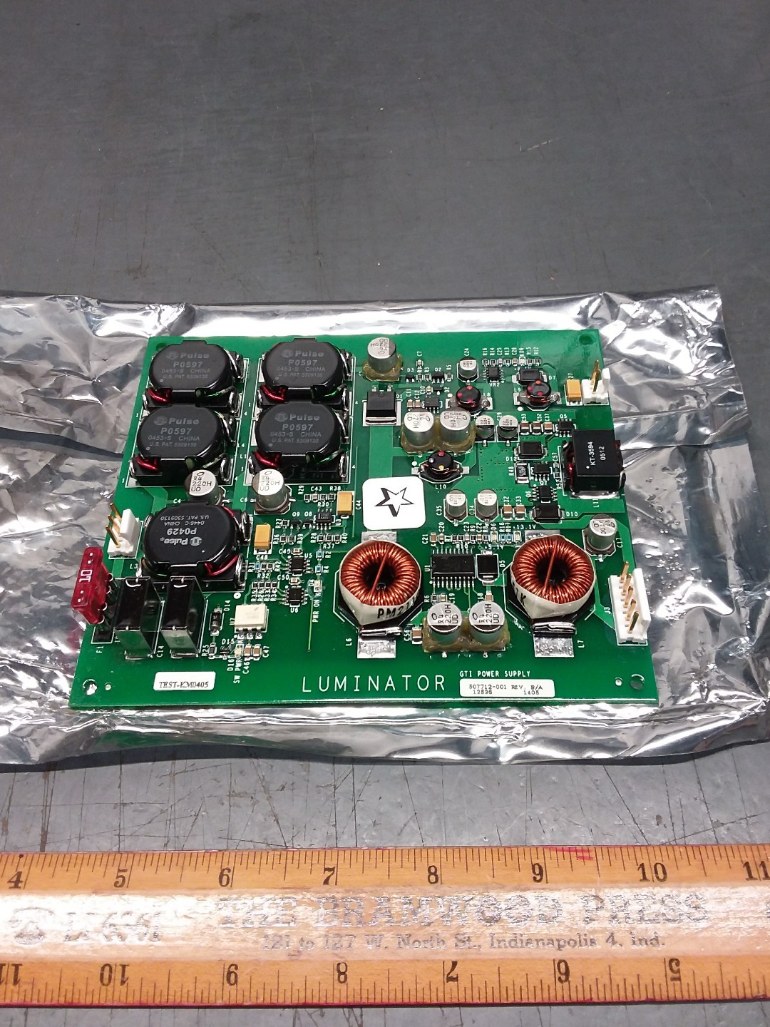 Genuine Luminator Headsign GTI Power Supply Circuit Board 507712-001. Transit