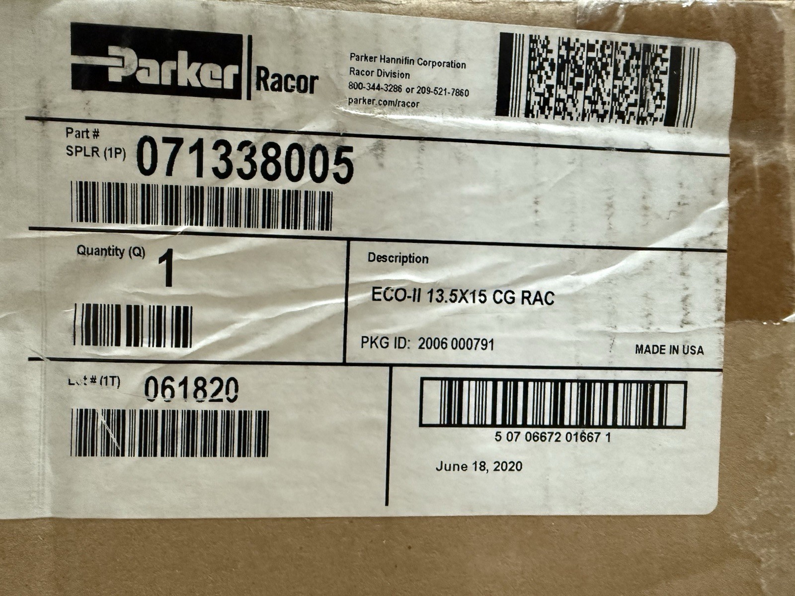 Racor Eco ll Air Cleaner