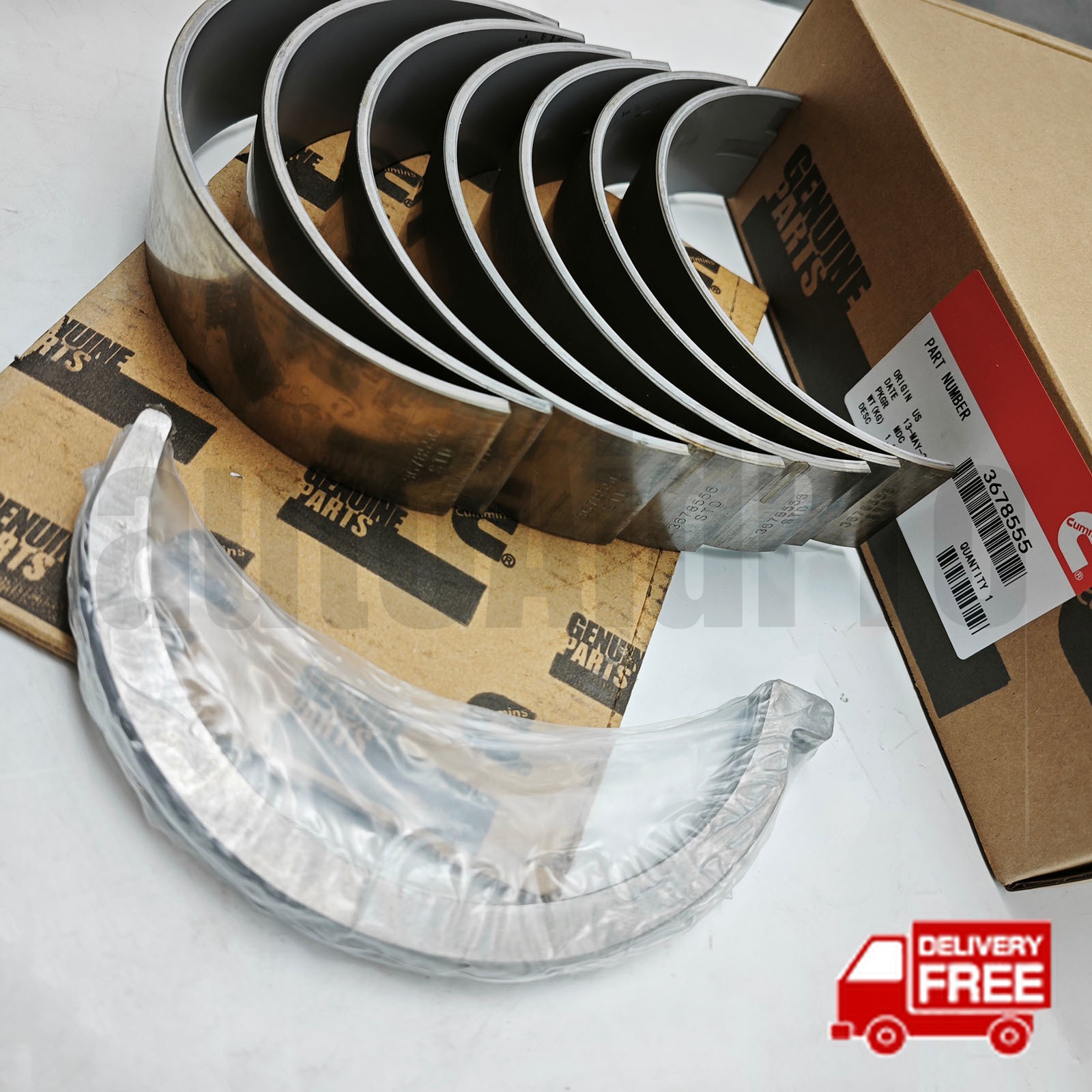 Brand new 3678555 Standard Main Bearing Kit for Cummins ISX. PAI 3800298