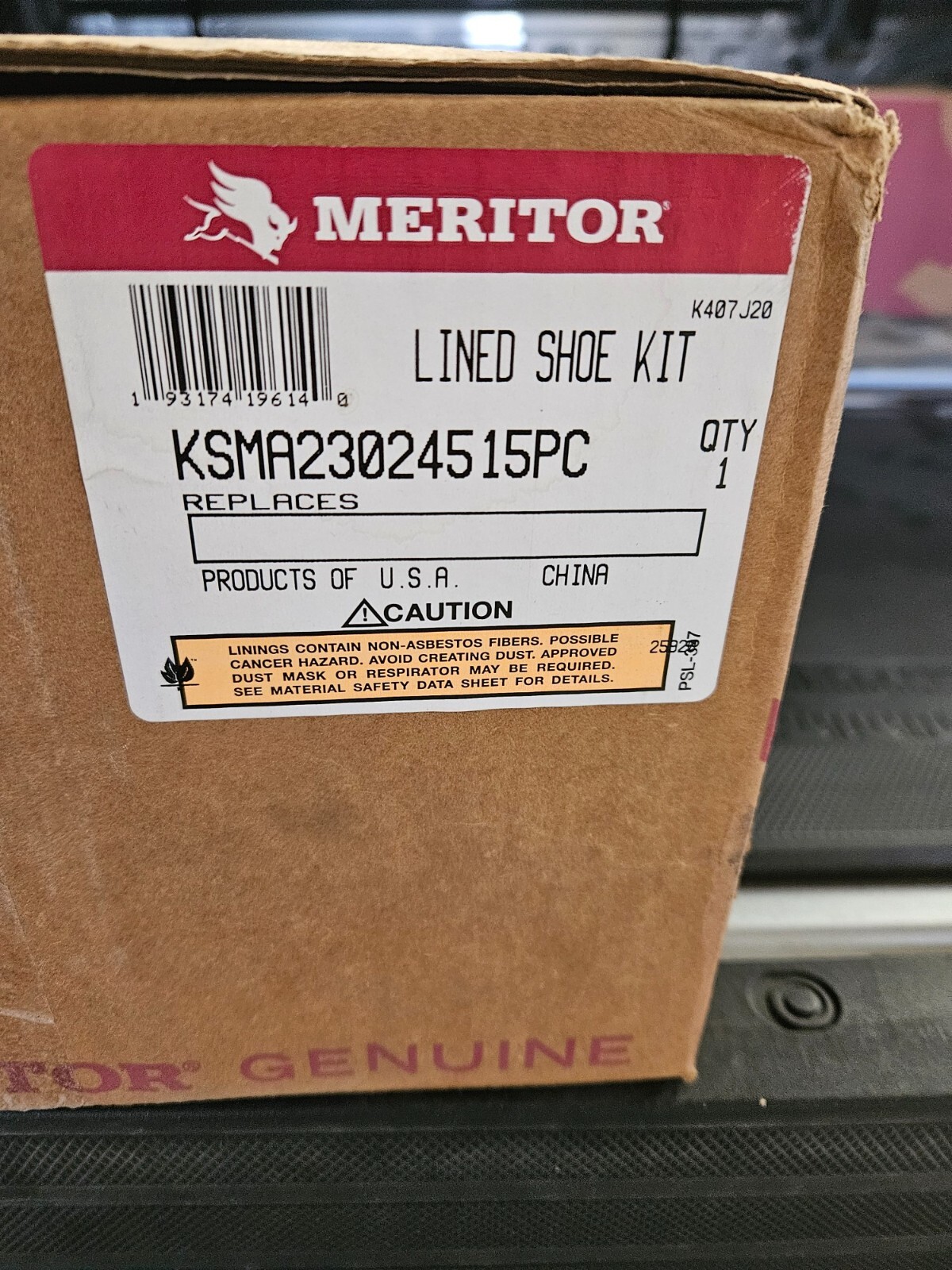 New KSMA23024515PC Meritor Brake Shoes 4515PC Heavy Duty Cast Iron Brake Shoes