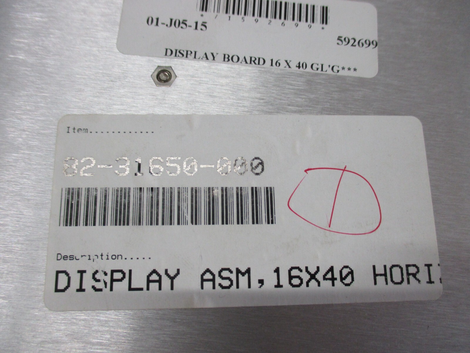 LUMINATOR 506741001 DISPLAY BOARD 16X40 ASM 17744-1539 GILLIG 82-31650-000 NEW