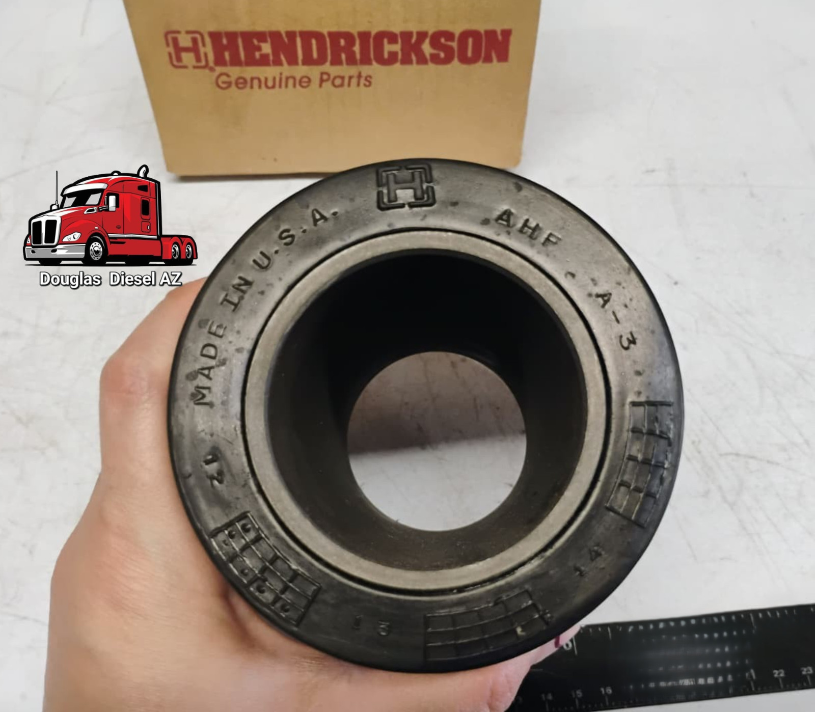 Genuine Hendrickson Rubber End Bushing. PAI # 750013. Ref. # 29878-1 29878-001L