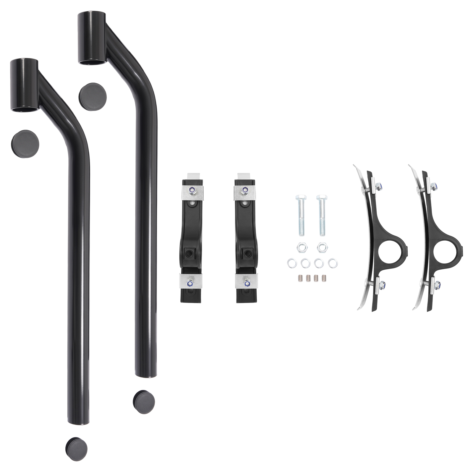 Universal Black Steel Nylon Fender Mounting Bracket Kit For Semi Truck 8591000