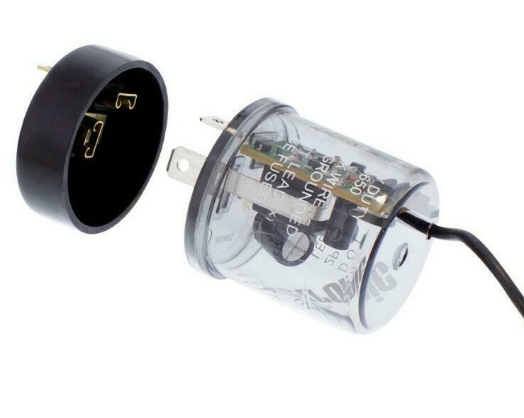 United Pacific 90652 12 Volt LED Flasher With Polarity Adapter 2 Terminal