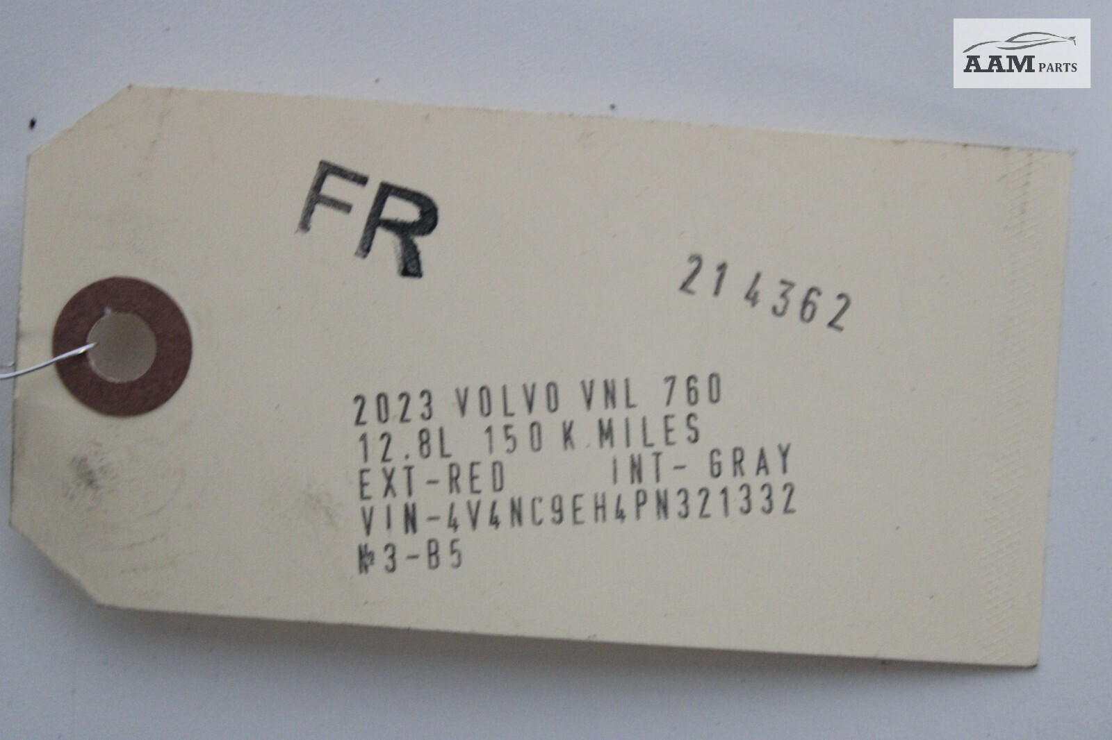 2019-2023 VOLVO VNL 760 FRONT RIGHT SLEEPER BUNK NET BELT RECEIVER 84719307 OEM