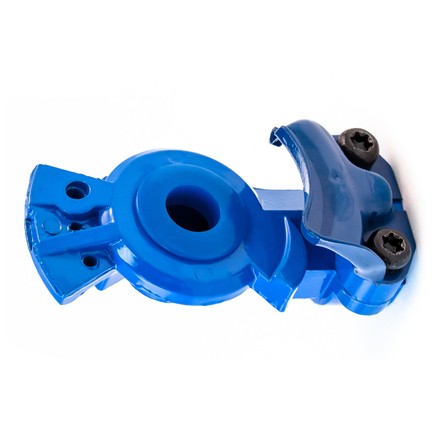 Tramec Sloan 441078 Powder Coated Aluminum Gladhand, Service, Blue Poly Seal, Ca