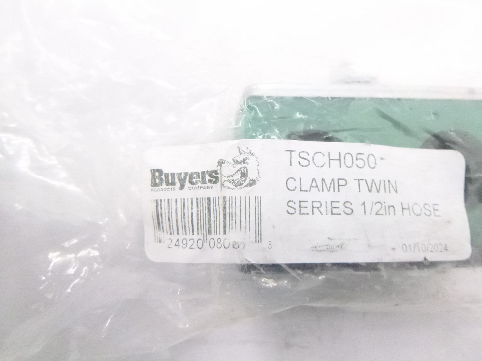 2 Pack Buyers Products TSCH050 1/2″ Weldable Box Style Twin Hose Clamp