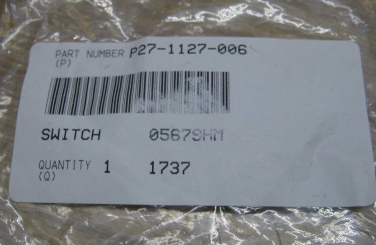 *NEW* PACCAR OEM KENWORTH CRUISE CONTROL ROCKER SWITCH p/n – P27-1127-006