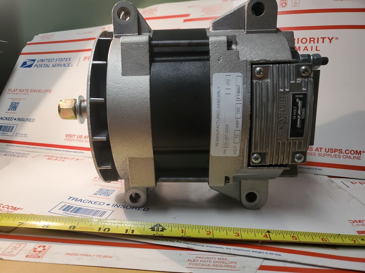 D&W 120-067-0008 D&W Remanufactured Leece Neville Prestolite Alternator 4900 ,T1