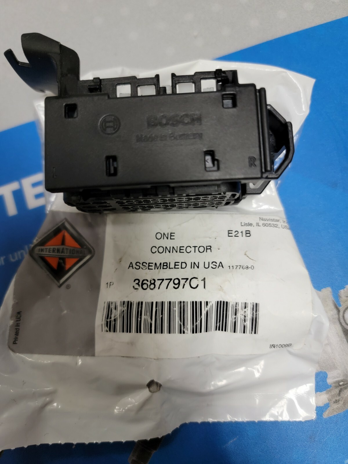 GENUINE INTERNATIONAL 58WAY BOSCH CONNECTOR 3687797C1
