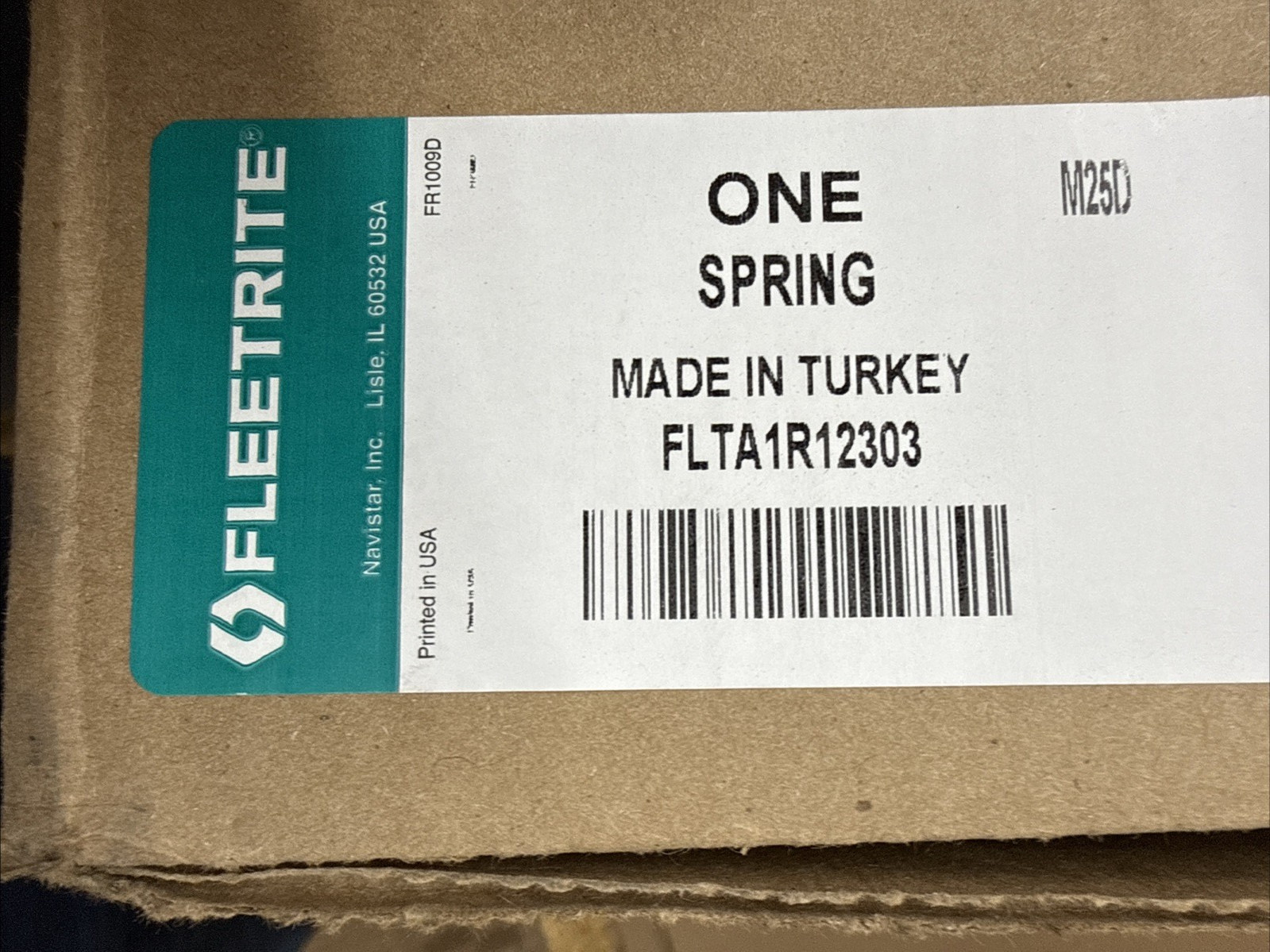 Fleetrite FLTA1R12303 Rolling Lobe Air Spring Freightliner