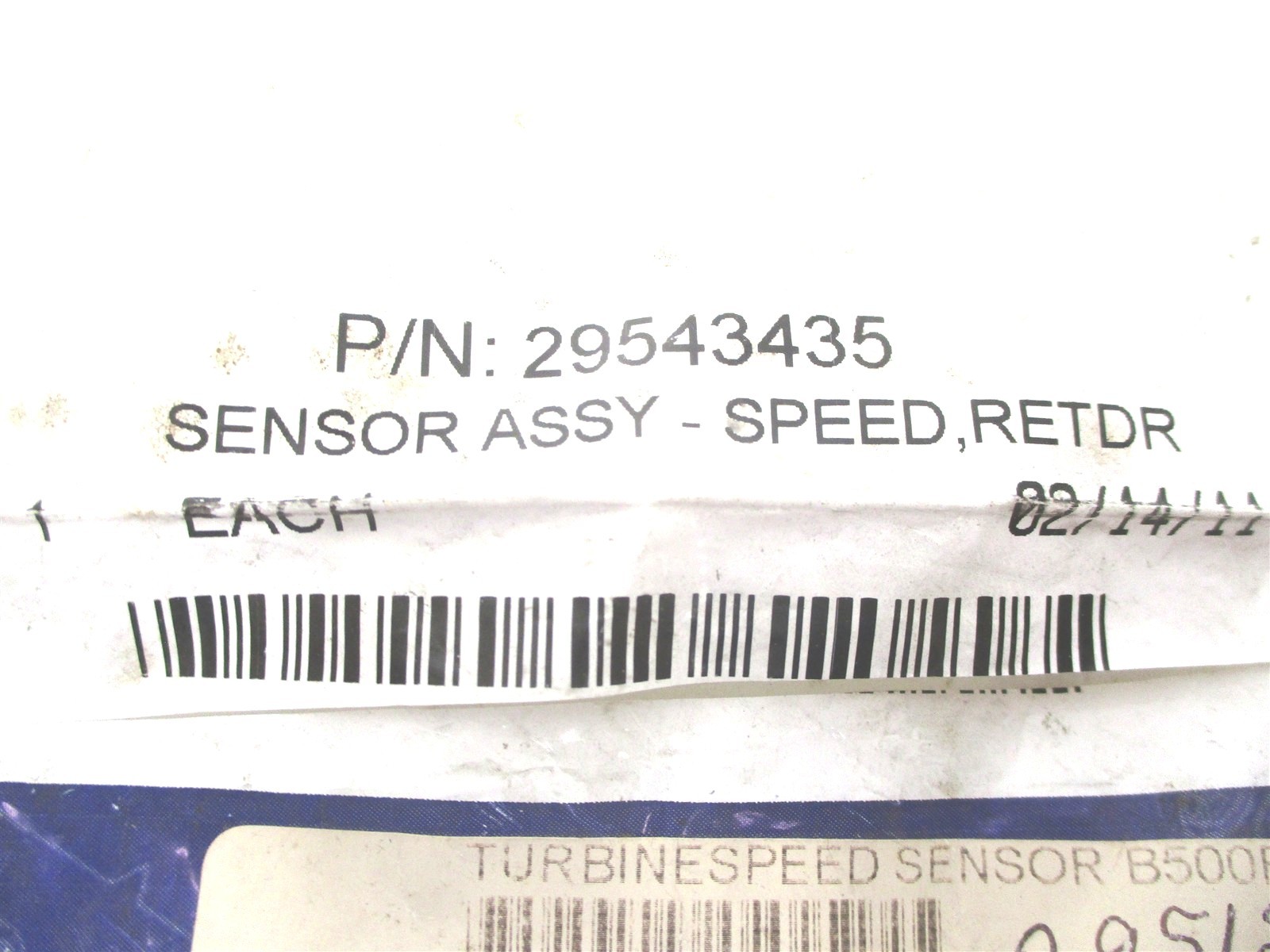 29543435 NEW ALLISON AUTOMATIC TRANSMISSION TURBINE SPEED SENSOR