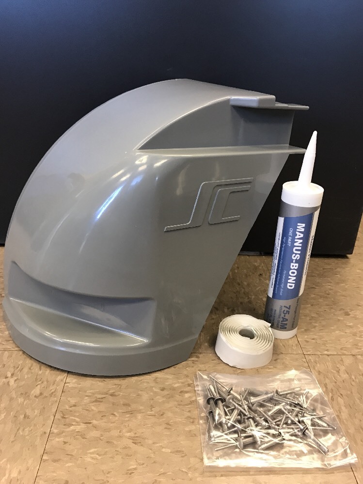 Supreme Corner Cap – Roadside – 116386 Includes rivets + seal + caulk -Old Style