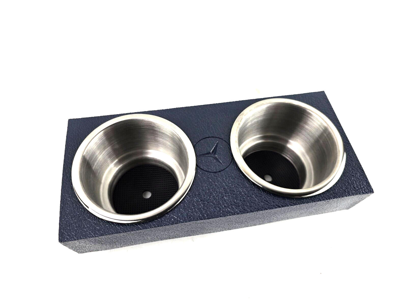 Mercedes Benz Center Console Cupholder – W107 & W126 – Navy Blue *Cracked Bottom