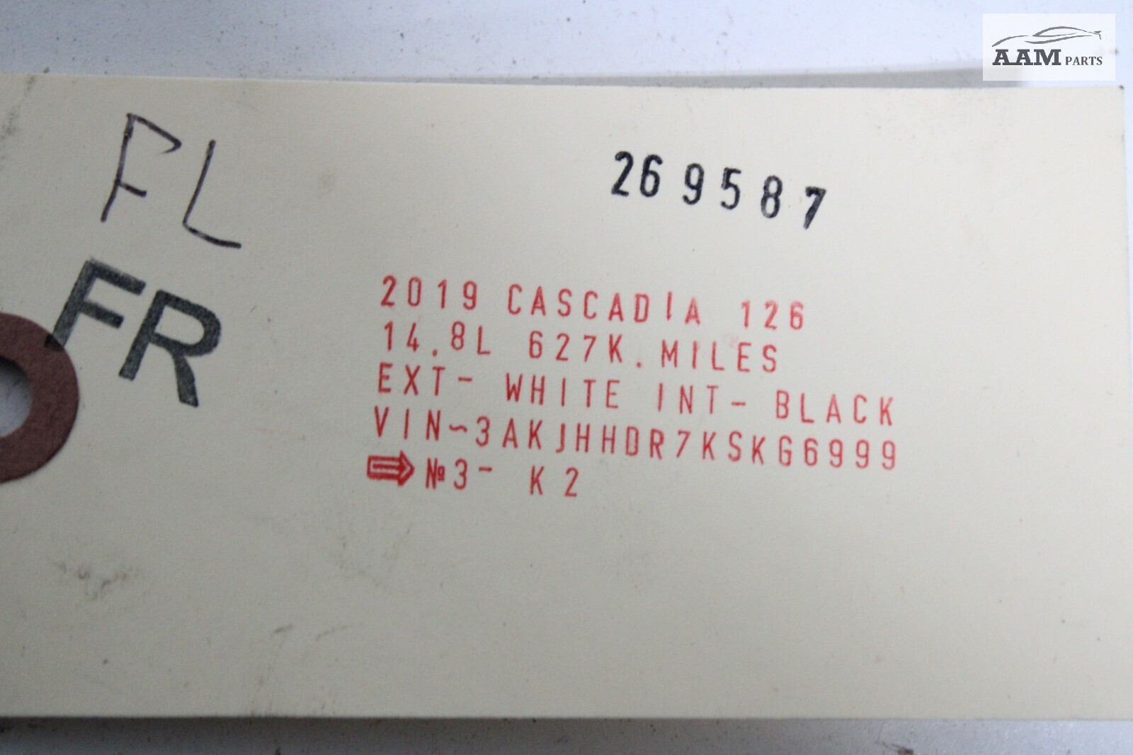 2018-2024 FREIGHTLINER CASCADIA FRONT LEFT OR RIGHT SIDE WEATHERSTRIP SEAL OEM